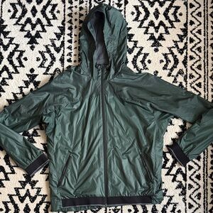 Nike Men's Forest Green Windbreaker Jacket